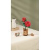 Maqueta Camelia Roja Rowood: Modelo de Madera 3D para Montar