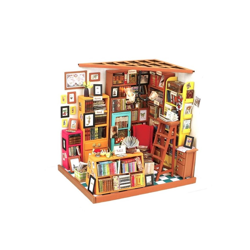 Maqueta Librería Rolife | Construye Tu Rincón Literario Miniatura Maqueta Librería Rolife | Construye Tu Rincón Literario Miniatura