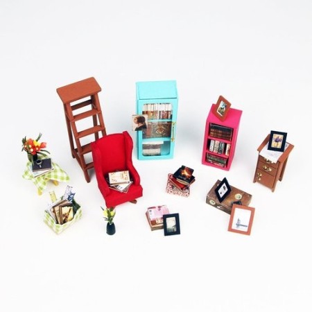 Maqueta Librería Rolife | Construye Tu Rincón Literario Miniatura