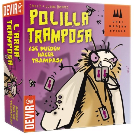 Polilla Tramposa | Juego de Cartas Devir - ¡Trampas Divertidas!
