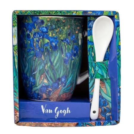 Taza Iris Van Gogh Enesco | Belleza Artística en tu Desayuno