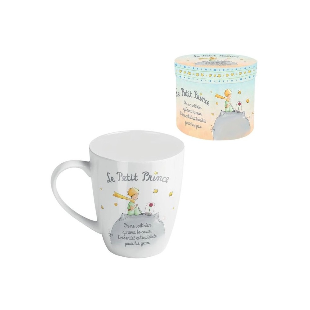Taza El Principito Dibujo Planeta Enesco con Caja Regalo Taza El Principito Dibujo Planeta Enesco con Caja Regalo