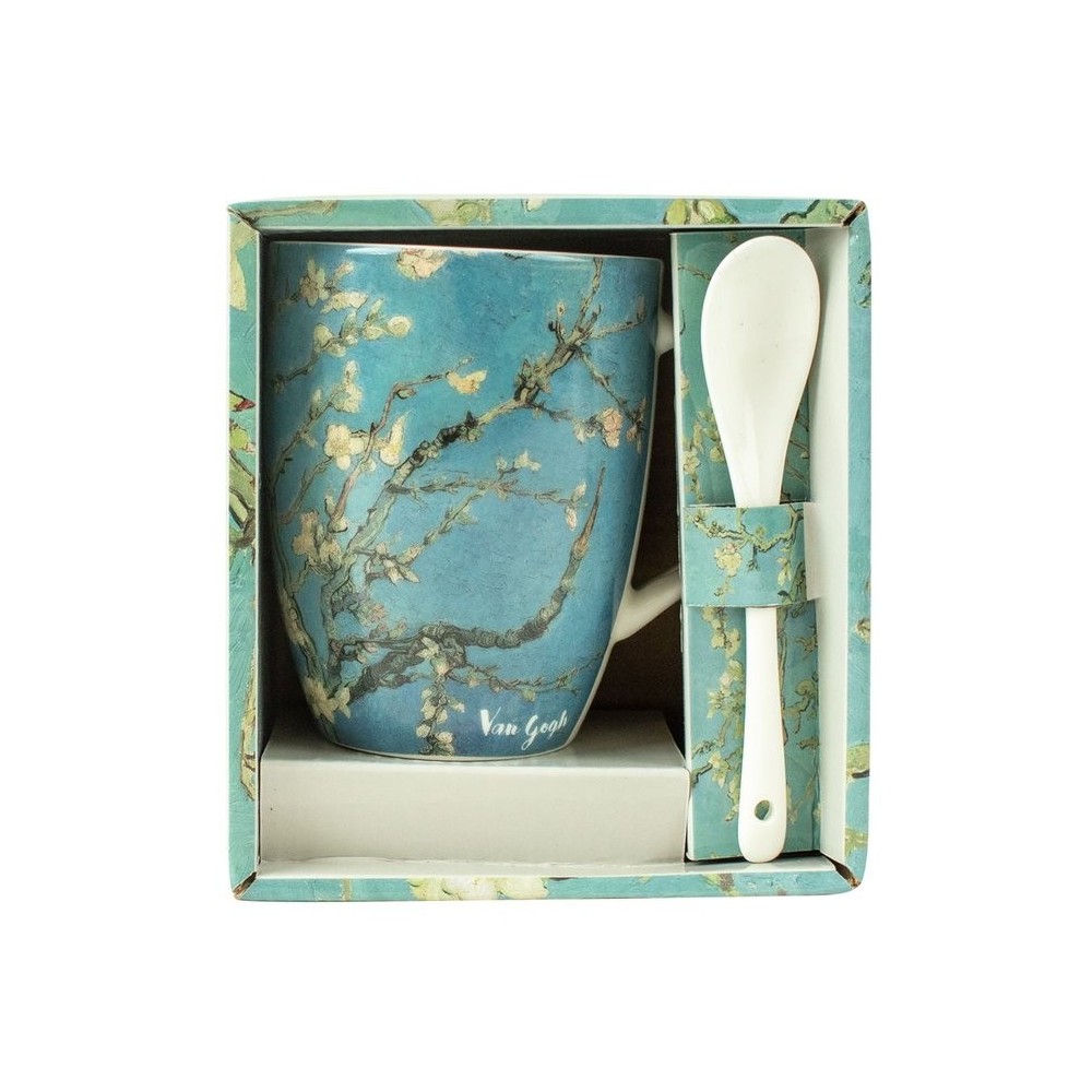Taza Van Gogh Almendros con Cuchara - Enesco Taza Van Gogh Almendros con Cuchara - Enesco