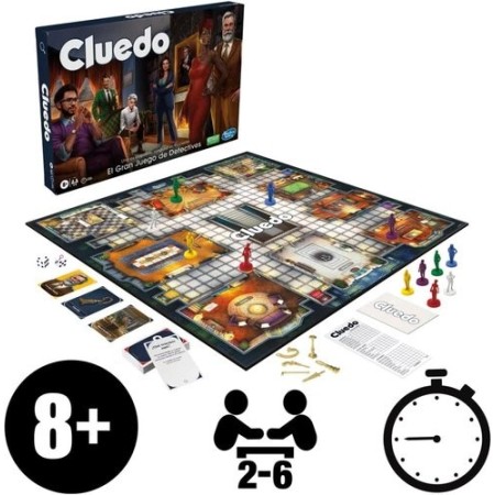 Cluedo Hasbro Iberia: El Juego de Misterio Clásico | Comprar Online