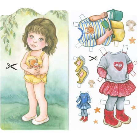 Muñecas Peponas Lourdes: Libro Recortable Susaeta