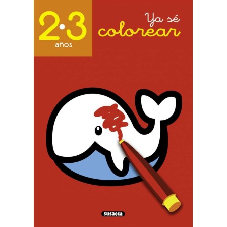 Libro Colorear 2-3 Años | Susaeta | Primeros Colores
