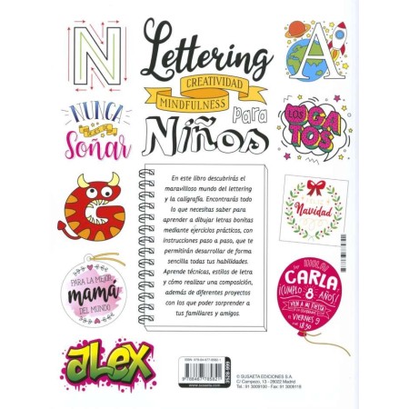 Lettering para Niños (Susaeta) - Aprende a Dibujar Letras