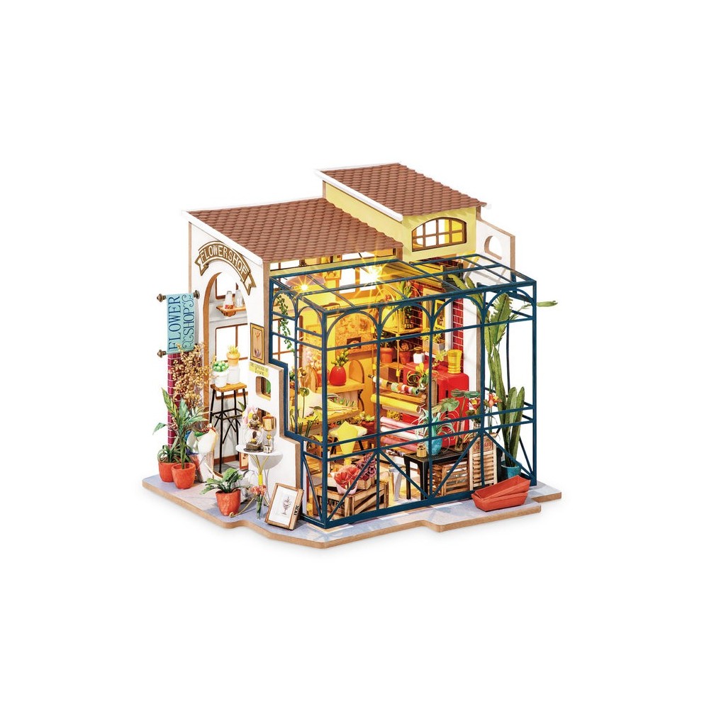Maqueta Floristería Emily Rolife: Mini Tienda de Flores Maqueta Floristería Emily Rolife: Mini Tienda de Flores