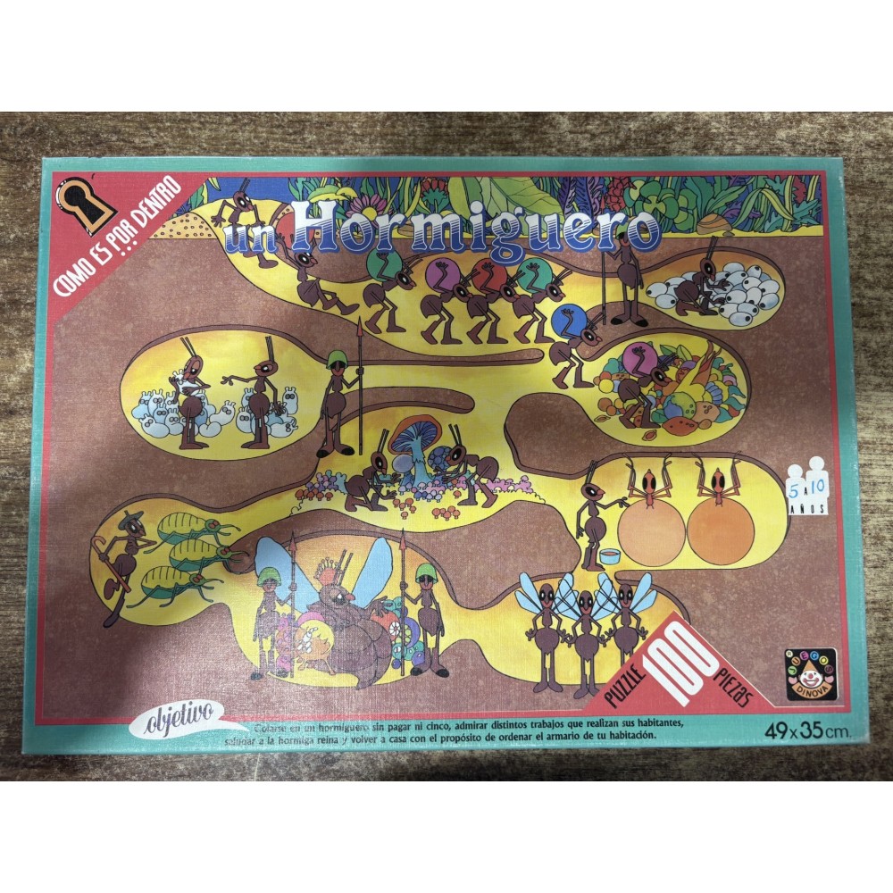 Juegos Dinova: Puzzle "Un Hormiguero" | Aprende Jugando