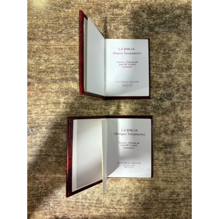 Biblia Mini Lujo | Antiguo y Nuevo Testamento | Edición de Bolsillo