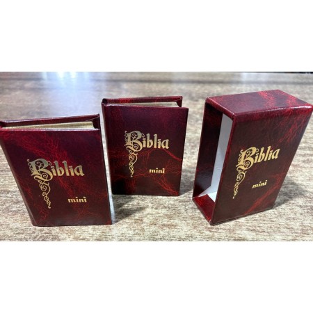 Biblia Mini Lujo | Antiguo y Nuevo Testamento | Edición de Bolsillo