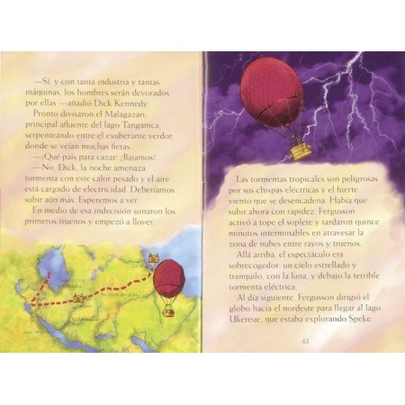 Julio Verne: Cinco Semanas en Globo - Edición Susaeta