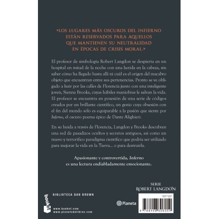 Libro Inferno de Dan Brown | Comprar al mejor precio