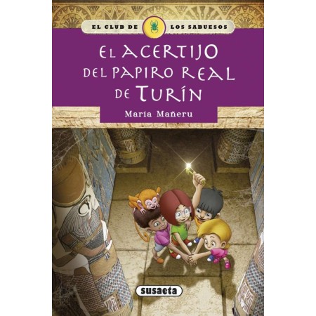"Descifra el enigma: 'El acertijo del papiro real de Turín' de Susaeta"