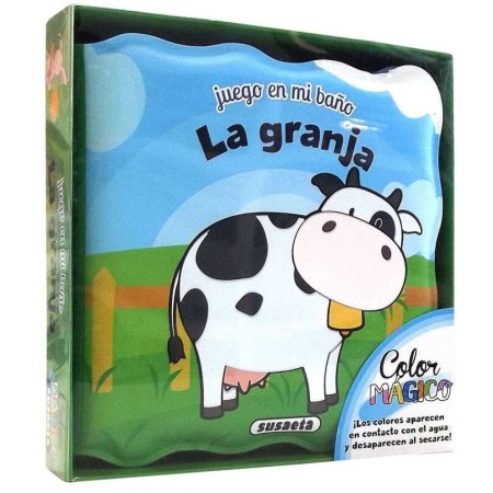"Juego en mi baño: La granja" | Libro de baño interactivo para niños | Susaeta