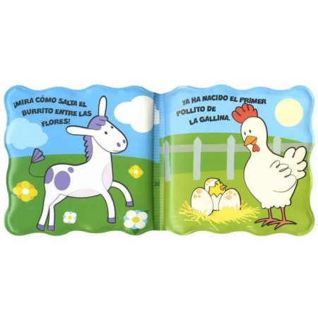 "Juego en mi baño: La granja" | Libro de baño interactivo para niños | Susaeta