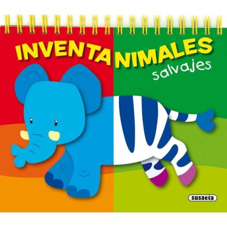 "Inventanimales salvajes" | Crea animales fantásticos | Libro interactivo Susaeta