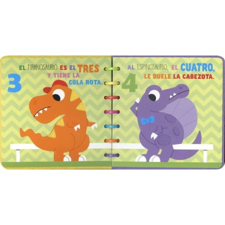 "Dinosaurios: Números 1-10" | Libro infantil para aprender a contar | Susaeta