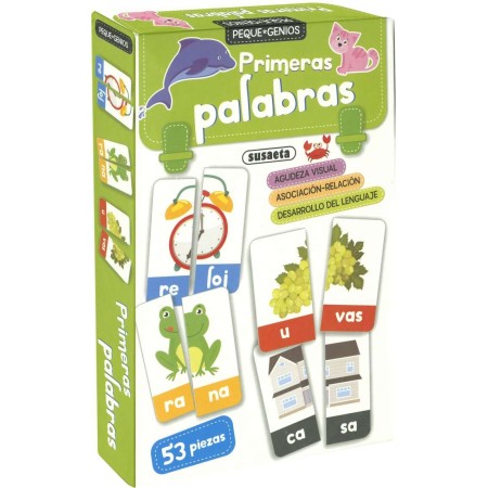 Aprende las Primeras Palabras | Libro Susaeta Peque Genios